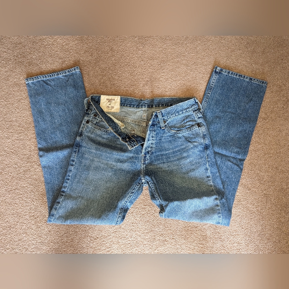 Hollister button fly jeans 29x30